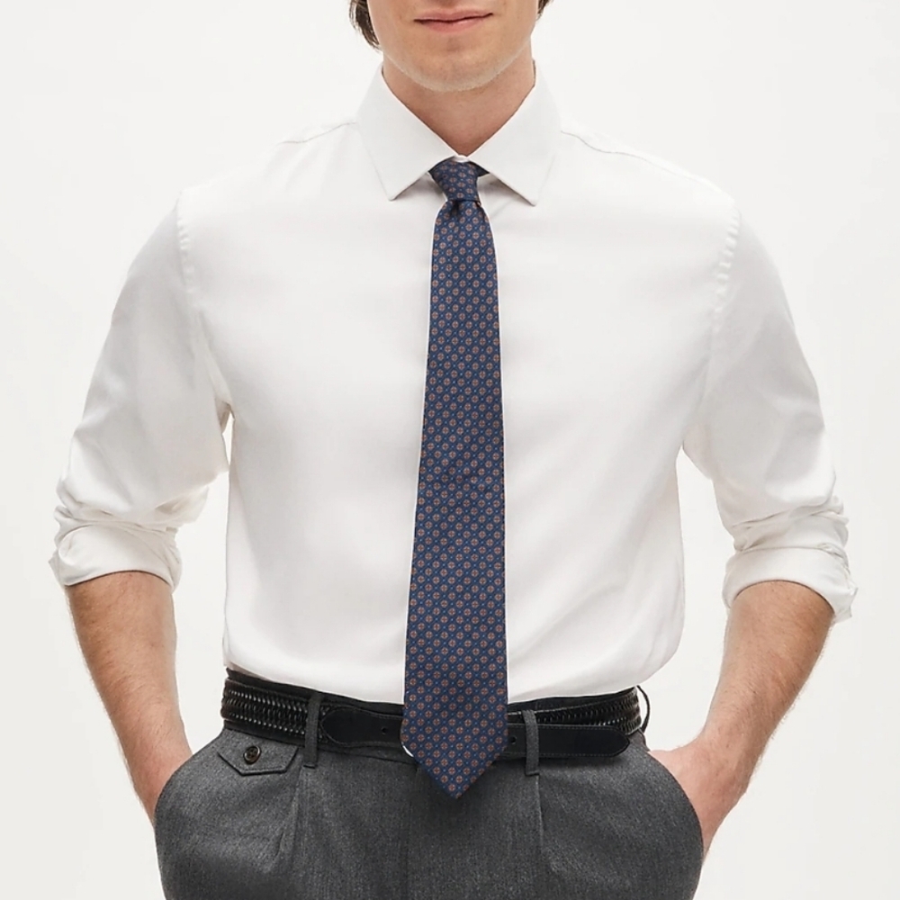 J. Crew Bowery Performance Stretch Dress Shirt With Spread Collar